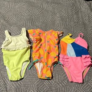 Three 18 Month Cat & Jack Swimsuits
